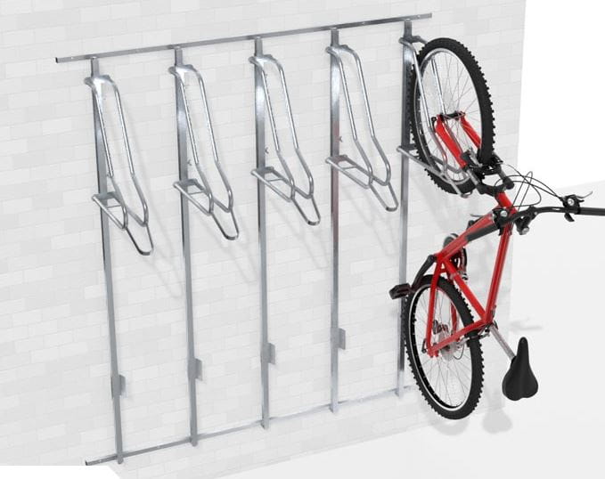 Wieszak rowerowy Krosstech Lift-5 Premium na 5 rowerów w domowym garażu